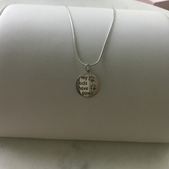 Sterling My Kids have Paws Necklace - Picture 13 of 16